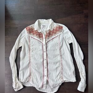 Holding Horses by Anthropology Embroidered thirst sizes Small